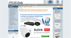 Desktop Screenshot of escadtrade.cz